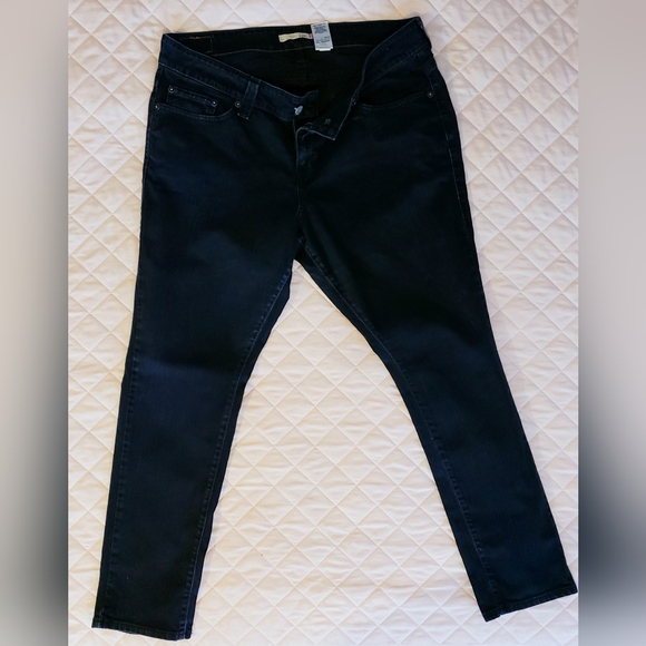 100% Authentic Levis 542 Denim Low Straight Jeans Size 20M Vintage High Waist - Picture 1 of 8